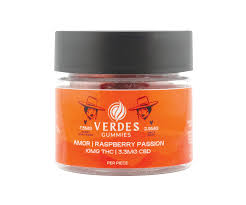 Verdes Gummies Raspberry Passion 10mg THC | 3.3mg CBD